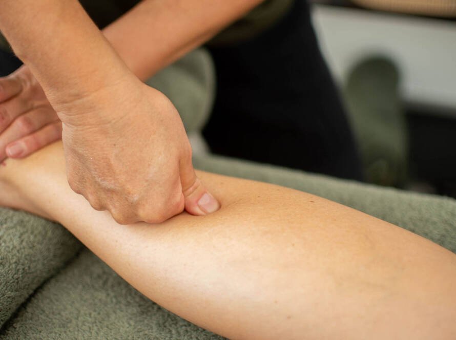 massage lymphodrainant bas du corps